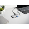 Kensington Replicador de puertos de vídeo triple sin Drivers SD4840P USB-C de 10 Gbps y con PD de 85 W