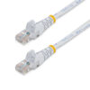 StarTech.com Cable de Red de 0,5m Blanco Cat5e Ethernet RJ45 sin Enganches StarTech.com Cable de Red de 0,5m Blanco Cat5e Ethernet RJ45 sin Enganches