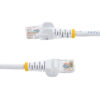 StarTech.com Cable de Red de 0,5m Blanco Cat5e Ethernet RJ45 sin Enganches StarTech.com Cable de Red de 0,5m Blanco Cat5e Ethernet RJ45 sin Enganches
