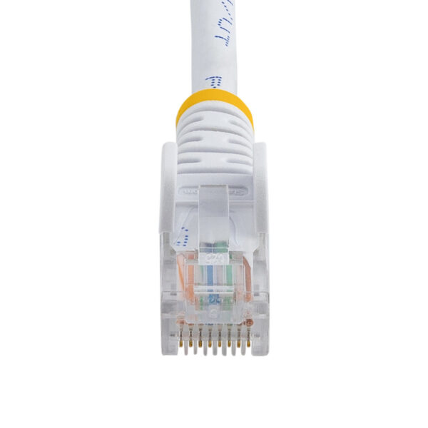 StarTech.com Cable de Red de 0,5m Blanco Cat5e Ethernet RJ45 sin Enganches StarTech.com Cable de Red de 0,5m Blanco Cat5e Ethernet RJ45 sin Enganches