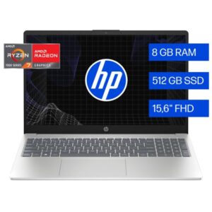 HP FC0287LA R7 7730U 8G 512GB 15.6 W11H Notebook HP Ryzen 7 7730U 8GB 512GB SSD 15.6″ W11 Home (FC0287LA)