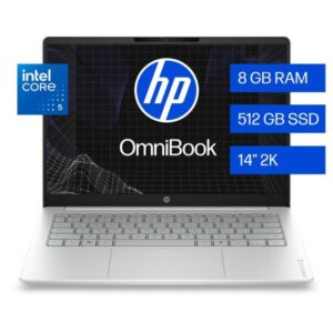 HP HU0050LA I5 120U 8GB 512 14IN 2K W11H Notebook HP Core i5-120U 8GB 512GB SSD 14″ 2K W11 Home (HU0050LA)