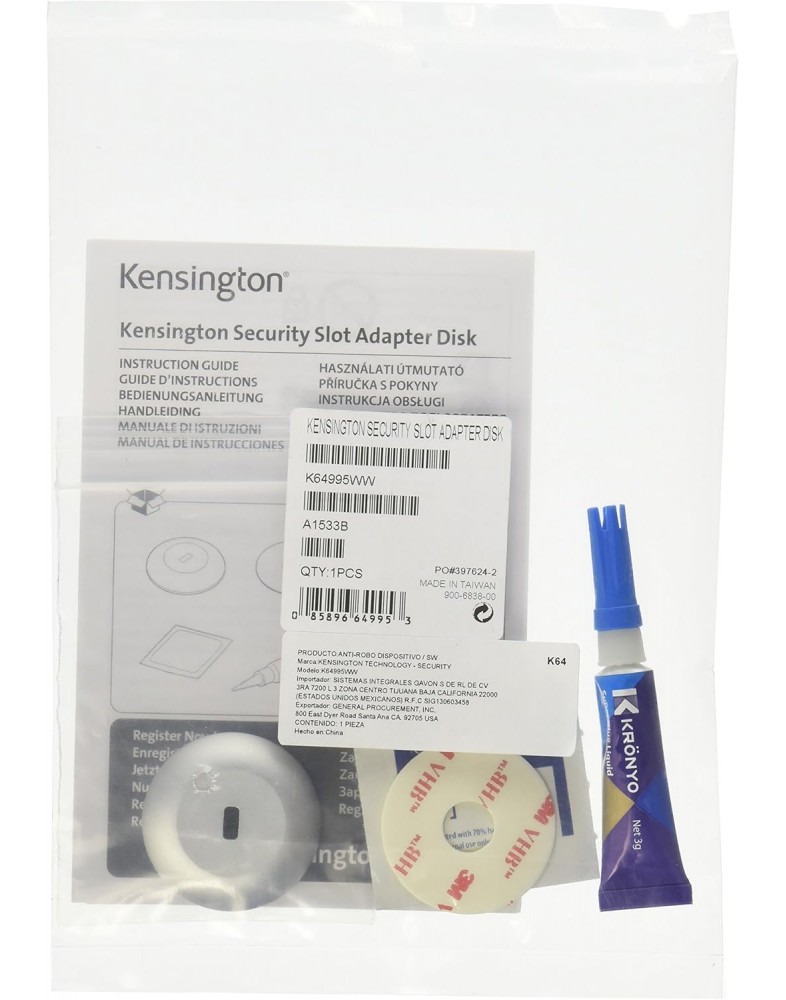 Kensington Security Slot Adapt Kit Ultrabook K64995