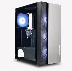ESGAMING GABINETE GAMER F05T-BK 4 FAN ARGB/ 1 FAN REAR/ 3 FRONT/ ATX/ M-ATX/ IATC/ USB 3.0/USB 2.0/AUDIO SIN FUENTE