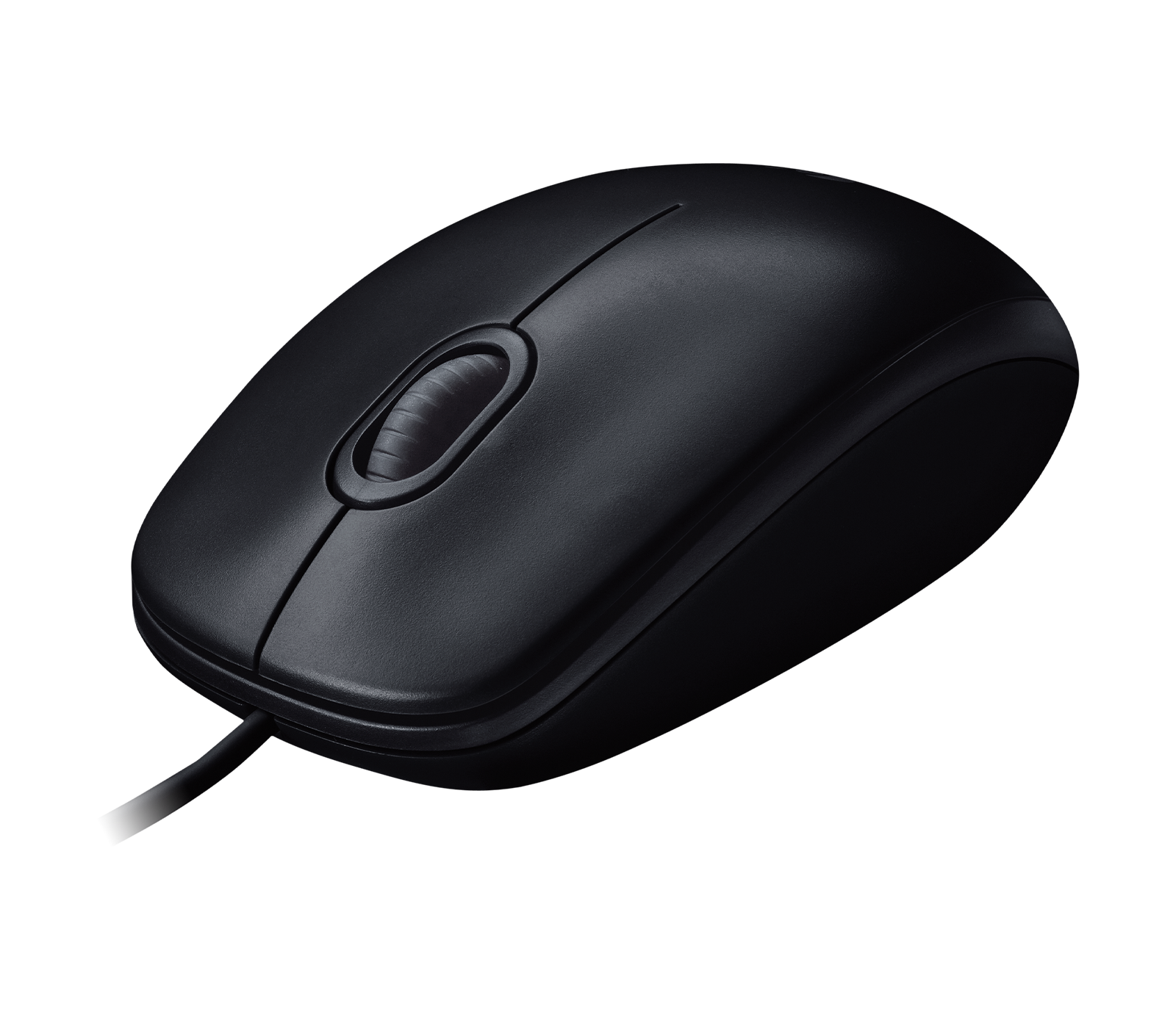 m100-black-gallery-3.png LOGITECH M100 - Ratón - diestro y zurdo - óptico - 3 botones - cableado - USB - negro