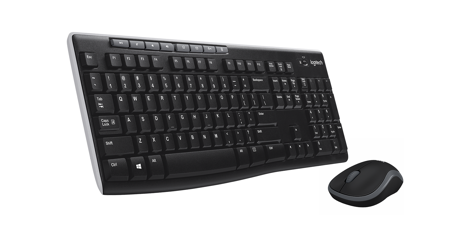 LOGITECH Wireless Combo MK270 - Juego de teclado y ratón - 2.4 GHz en Español