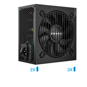 FUENTE PODER 850W/80 PLUS BRONZE CERTIFICADA ES-850W ESGAMING