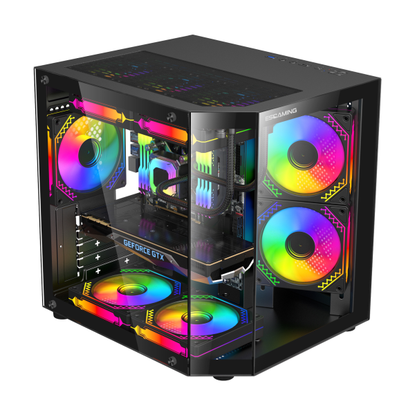 Esgaming Gabinete Gamer Rebel 5 Fan ARGB