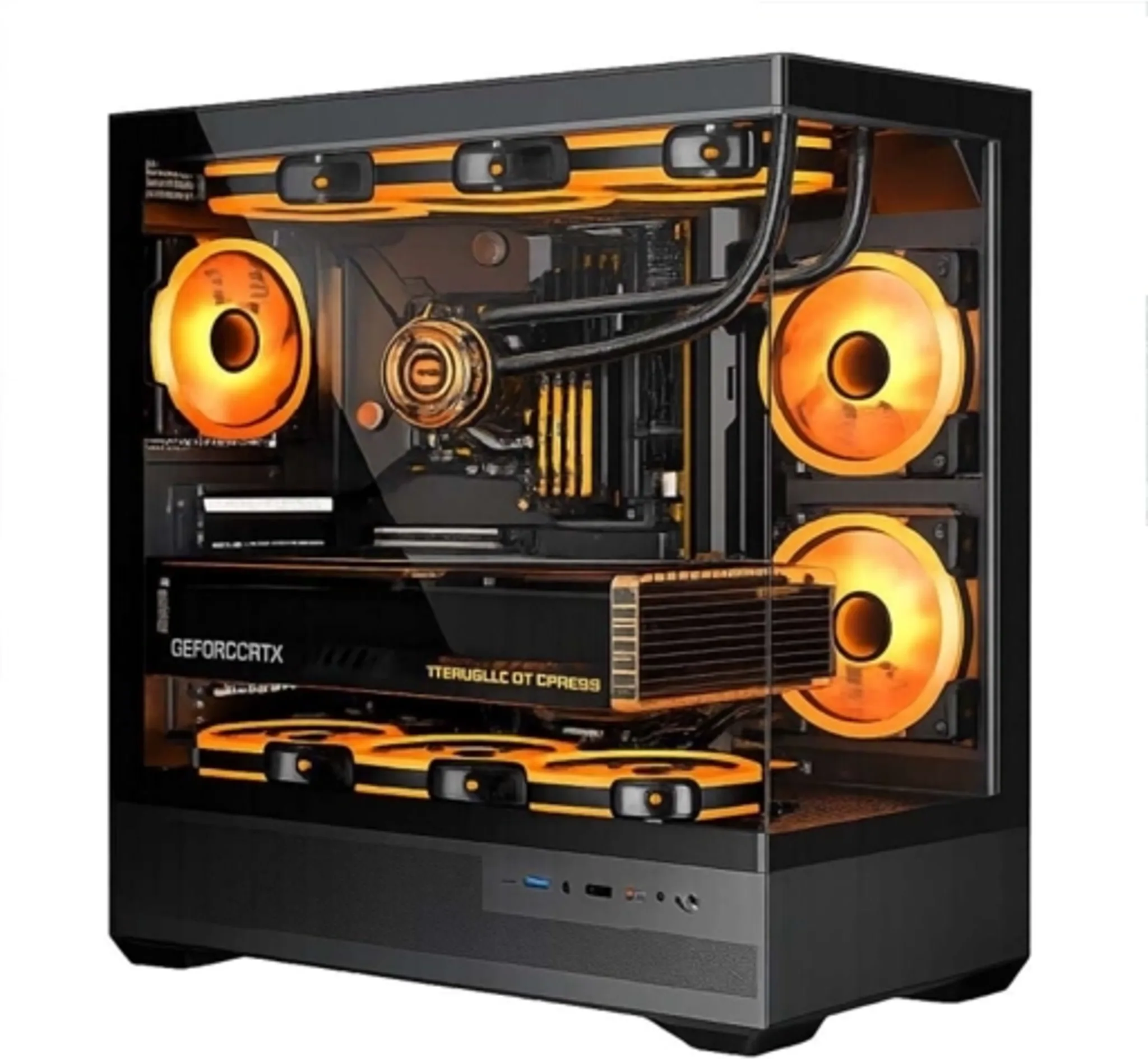 PC GAMER ESGAMING R5 5600GT / 16GB RGB / 500 GB NVMe / FAN A100 ARGB / WiFi / FreeDOS