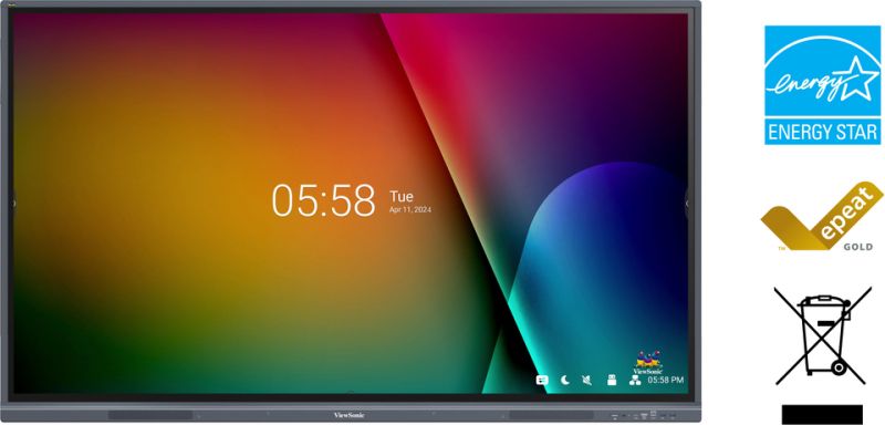 Pizarra Interactiva ViewSonic ViewBoard Serie 33 65″ 4K UHD Táctil