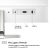 HP Series 5 23,8" White Monitor 524SW