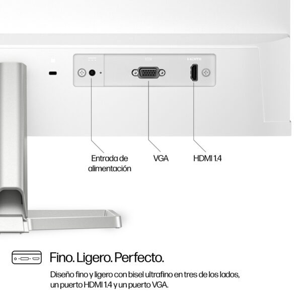 HP Series 5 23,8" White Monitor 524SW