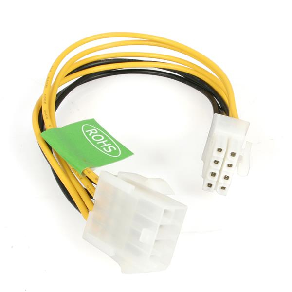 StarTech.com Cable De Extension Alimentacion Eps 8p