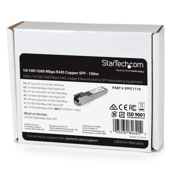 StarTech.com Modulo Sfp Compatible Cisco Sfp-Ge-T