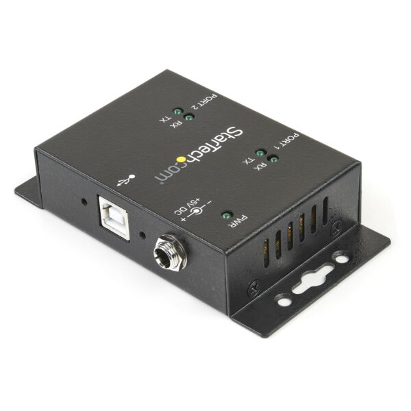 StarTech.com Adaptador Hub USB A 2x Serial DB9 Ftdi