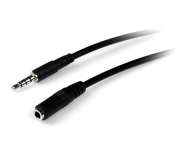StarTech.com 3.5mm 4 Position Headset Extension Cable
