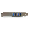 StarTech.com Tarjeta Adaptador PCI Express PCI-E USB 3.0 (5Gbps) con UASP de 4 Puertos - Alimentación SATA