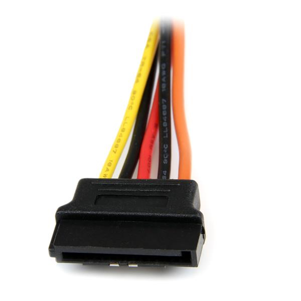 StarTech.com 6in Latching SATA Power Y Splitter