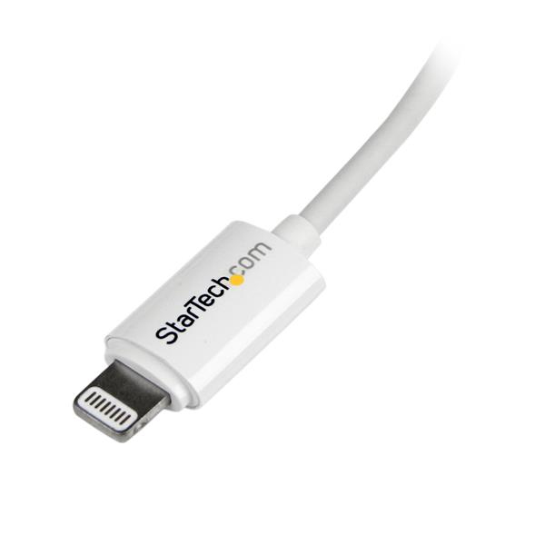 StarTech.com 2m White 8-pin Lightning To USB Cable