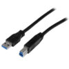 StarTech.com 2m 6 Ft Certified USB 3.0 A To B Cable StarTech.com 2m 6 Ft Certified USB 3.0 A To B Cable