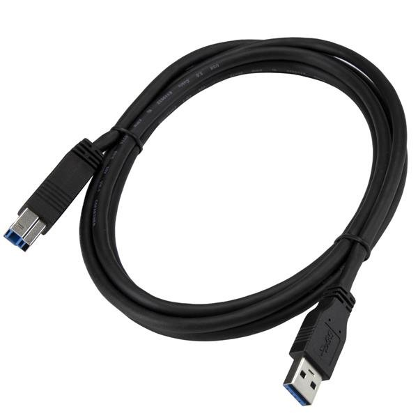 StarTech.com 2m 6 Ft Certified USB 3.0 A To B Cable StarTech.com 2m 6 Ft Certified USB 3.0 A To B Cable
