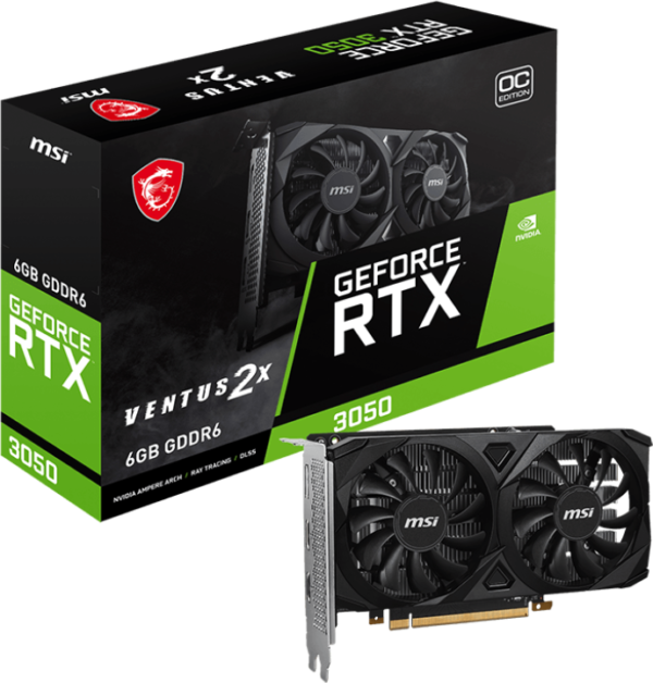 MSI Rtx 3050 Ventus 2X 6G Oc
