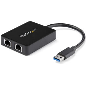StarTech.com Adaptador De Red Externo USB 3.0 2x RJ45