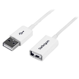 StarTech.com 3m White USB 2.0 Extension Cable - M/F.