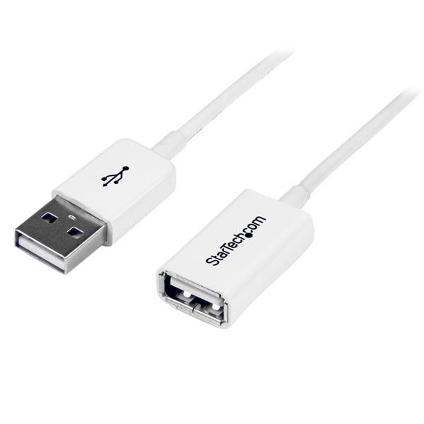 StarTech.com 3m White USB 2.0 Extension Cable - M/F. StarTech.com 3m White USB 2.0 Extension Cable - M/F.