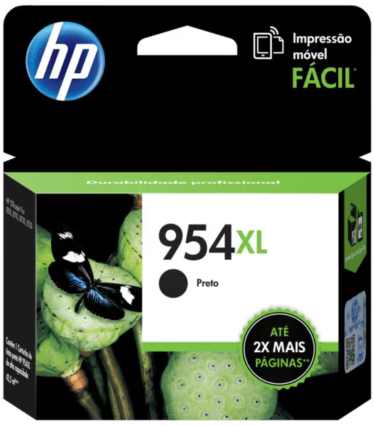 Cartucho De Tinta HP 954XL Negro 2000 Pg Cartucho De Tinta HP 954XL Negro 2000 Pg