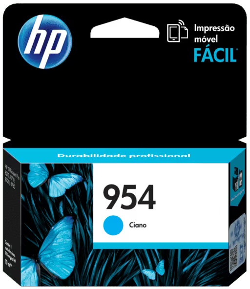 O De Tinta HP 954 Cian 700 PãG Cartucho De Tinta HP 954 Cian 700 Pág