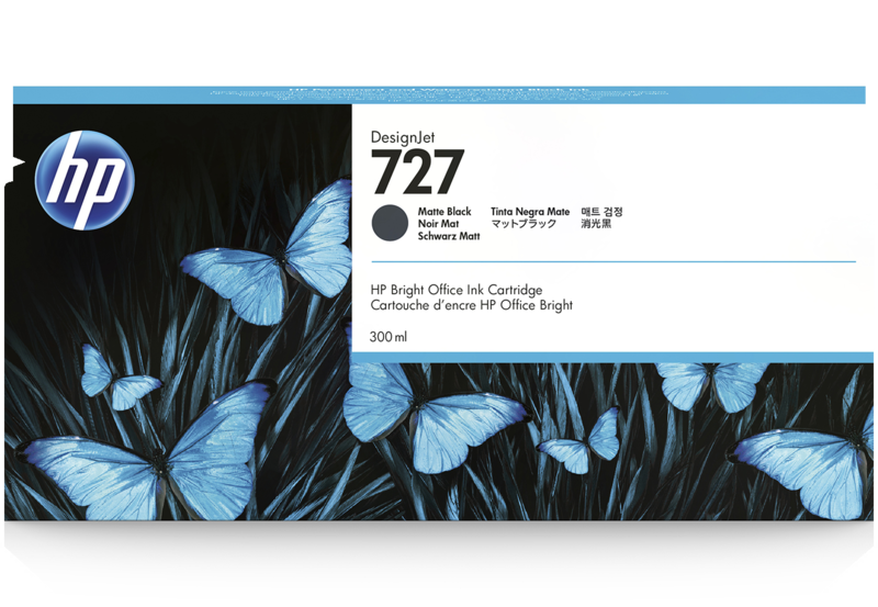 Tinta HP 727 300-ML Mate Negro Tinta HP 727 300-ML Mate Negro
