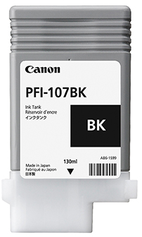 Canon Tinta PFI-107 Negro 130ML