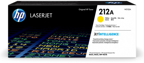 Toner HP 212A Amarillo Laserjet
