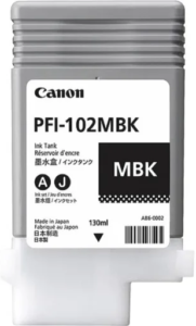 Canon Tinta PFI-102 Negro Mate- 130 Ml