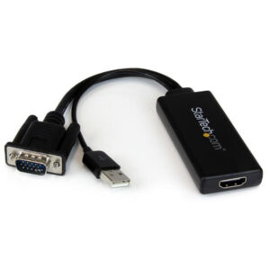 StarTech.com Vga To HDMI Adapter With USB Audio Power