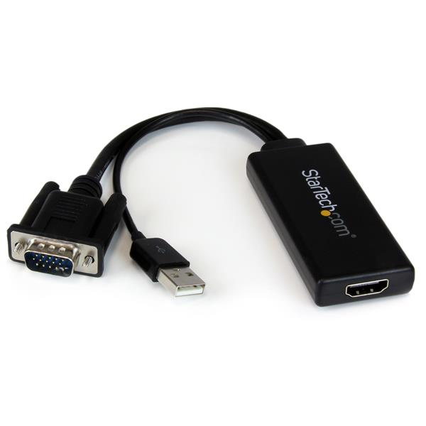 StarTech.com Vga To HDMI Adapter With USB Audio Power