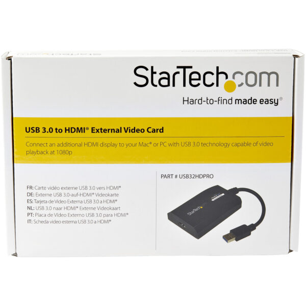 StarTech.com USB 3.0 To HDMI Video Graphics Adapter