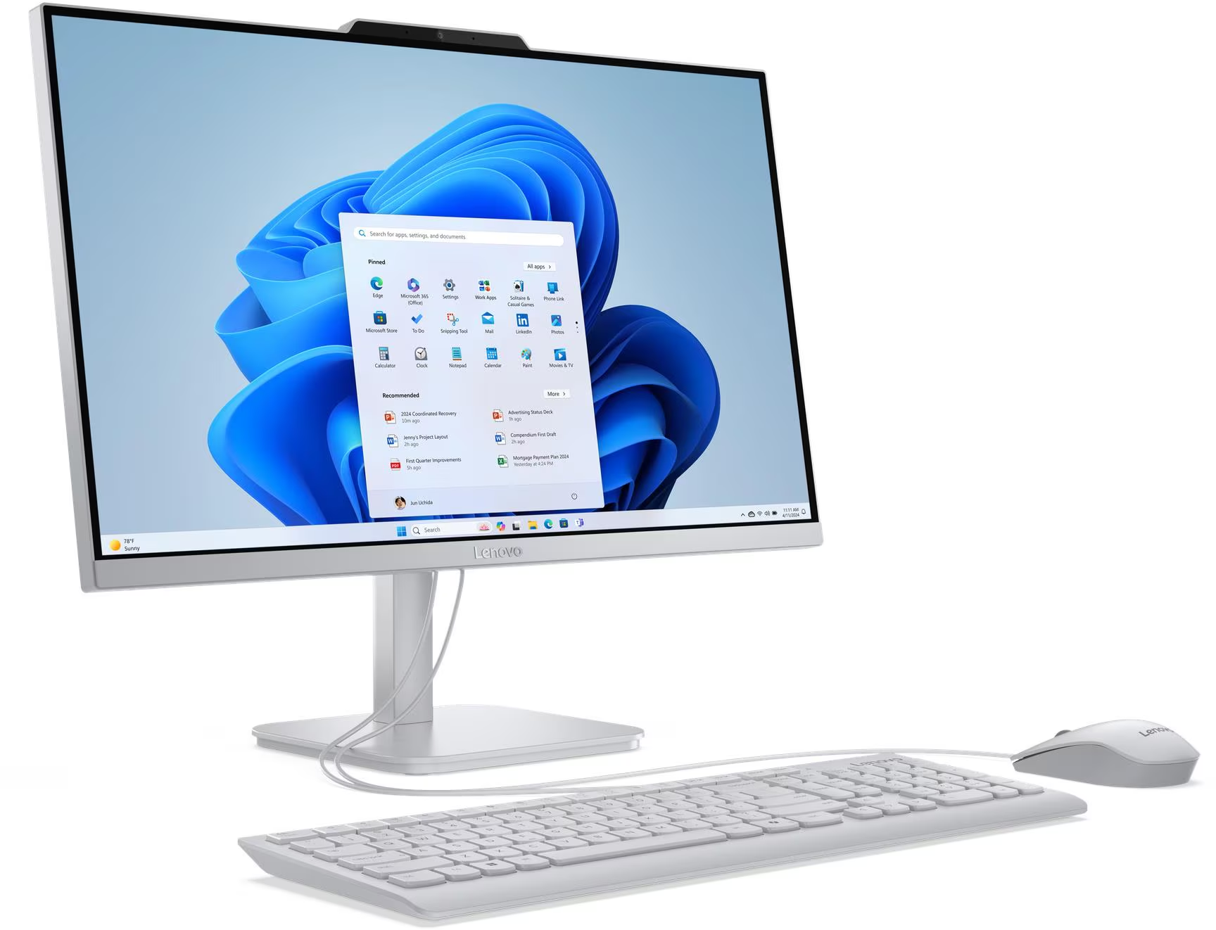 Lenovo AIO I3 N305 8GB 512SSD 24" Windows 11 Home