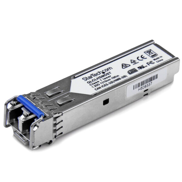 StarTech.com Módulo Transceptor SFP Compatible con Cisco GLC-LH-SMD - 1000BASE-LX/LH - Monomodo 1GbE - SFP Ethernet Gigabit 1Gb - LC - 10km - 1310nm - Cisco Firepower/ASR920/ IE2000 DDM