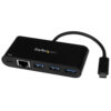 StarTech.com USB-C To Gbe Adapter W/ 3-Port USB Hub