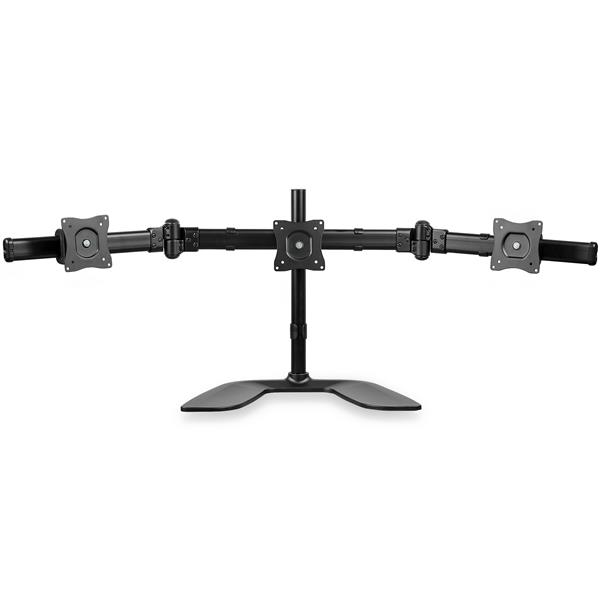 StarTech.com Triple Monitor Stand - Steel & Aluminum