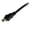 StarTech.com Cable de 1,8m USB 2.0 en Y para Discos Duros Externos - Cable Mini B a 2x USB A