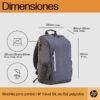 HP Travel Expandable 18L Backpack Gray