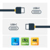 StarTech.com 6FT USB C Cable 5GBPS 100W 5A PD StarTech.com 6FT USB C Cable 5GBPS 100W 5A PD