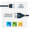 StarTech.com 0.5m USB 3.1 USB C To Micro USB Cable StarTech.com 0.5m USB 3.1 USB C To Micro USB Cable