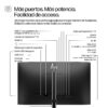 HP Series 5 Pro Monitor de videoconferencia FHD USB-C Pro de la serie 5 de 23,8 pulgadas: 524pm
