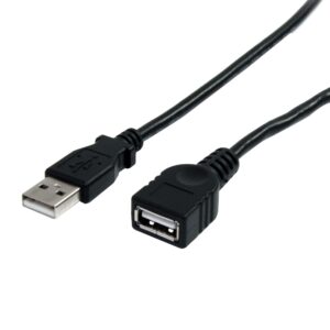 StarTech.com 10 Ft Black USB Extension Cable A To A