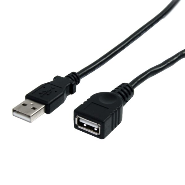 StarTech.com 10 Ft Black USB Extension Cable A To A