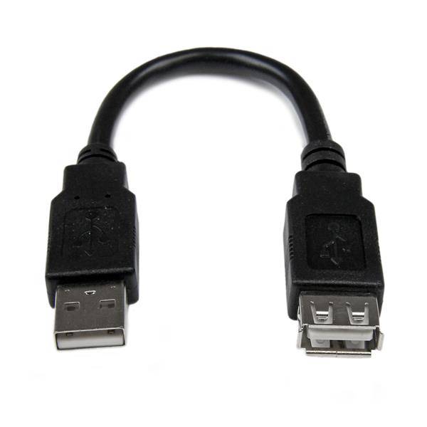 6855466 StarTech.com 6in USB 2.0 Ext Adapter Cable A To A M/F
